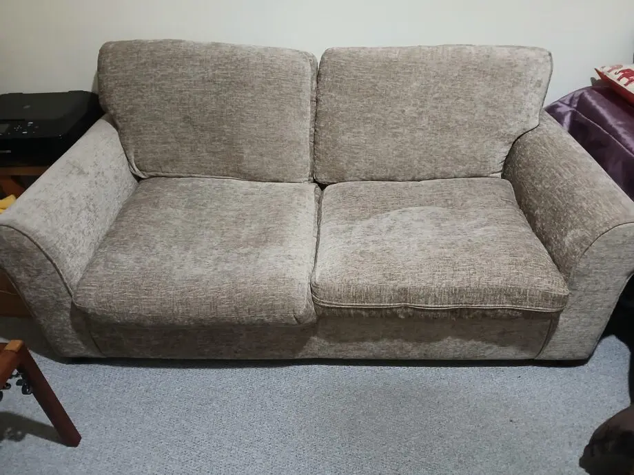 Sofa bed 2 seater with comfy bed & 2 seater high back sofa