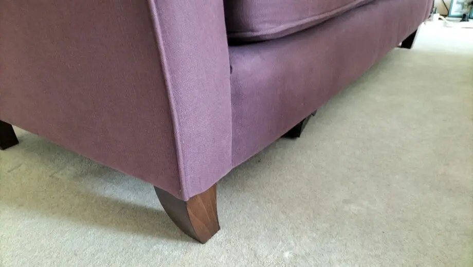 Burgundy John Lewis 3 seater sofa