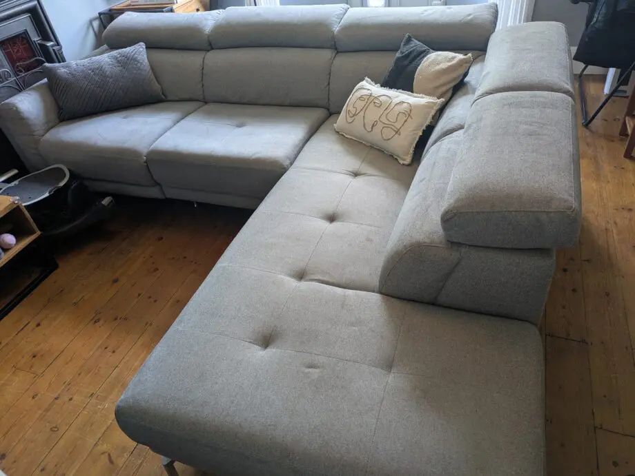 DFS Grey Recliner Corner Sofa