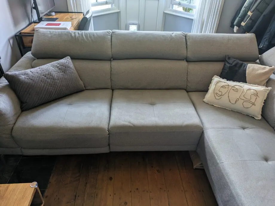DFS Grey Recliner Corner Sofa