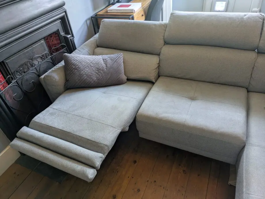 DFS Grey Recliner Corner Sofa