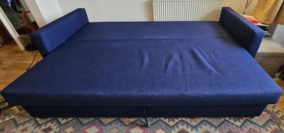 Ikea Friheten Navy Blue 3 Seater Sofa Bed