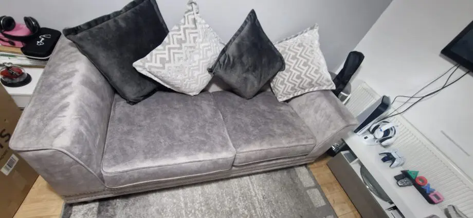 2 x 3 Seater Scatter cushion sofas