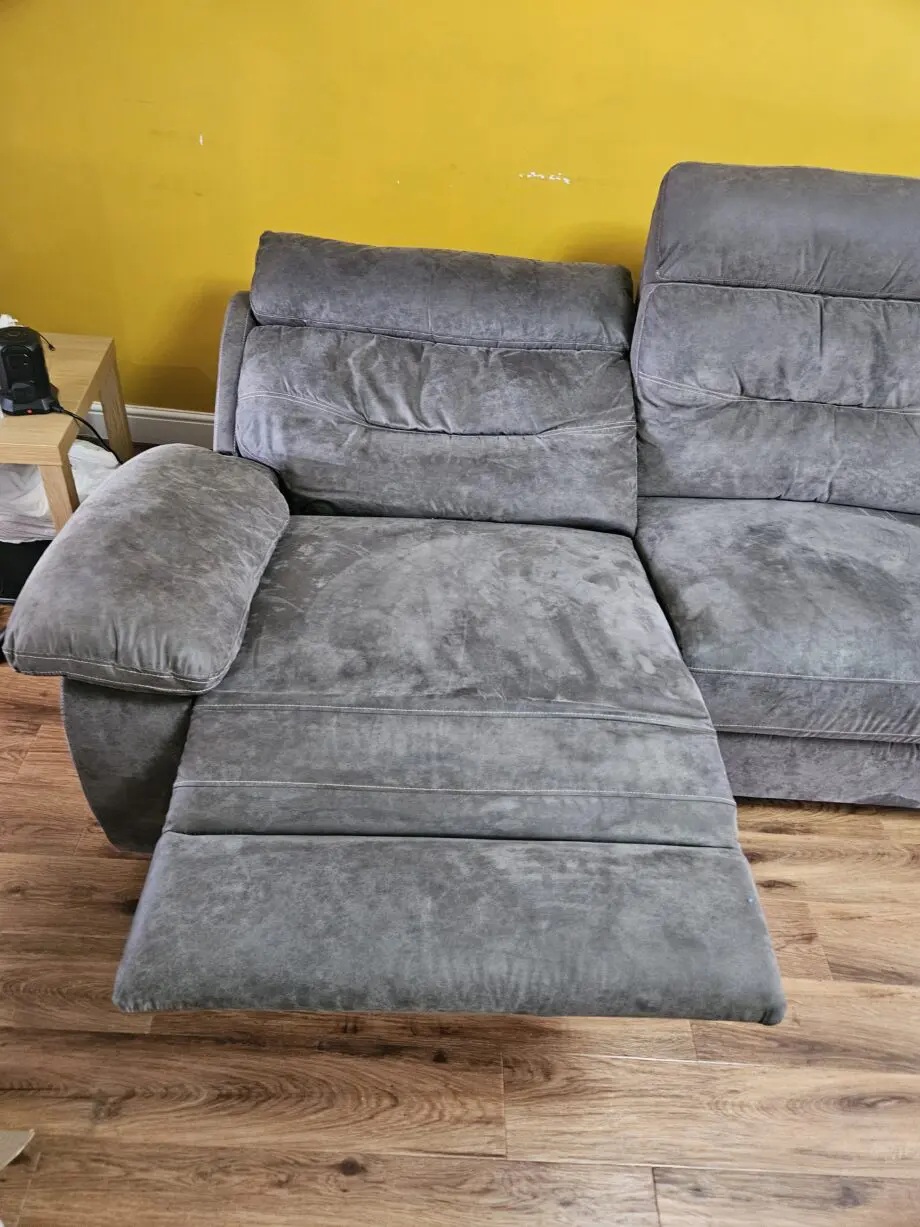 Grey SCS Alexander 3 corner recliner sofa