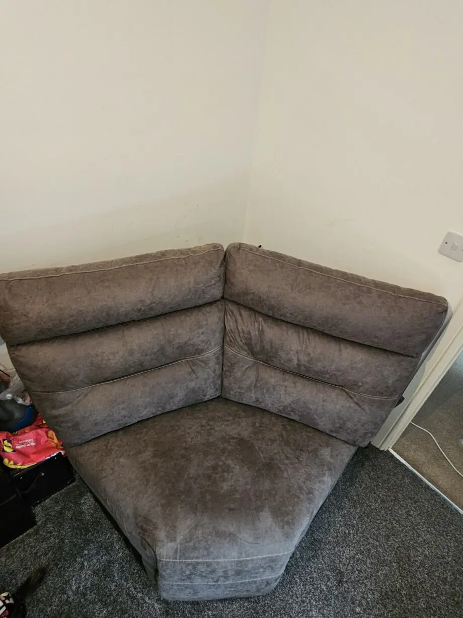 Grey SCS Alexander 3 corner recliner sofa