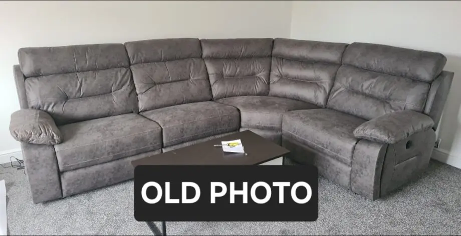 Grey SCS Alexander 3 corner recliner sofa