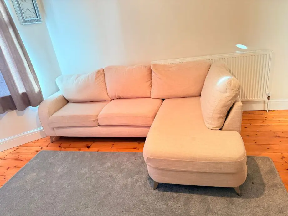 Cream sofa
