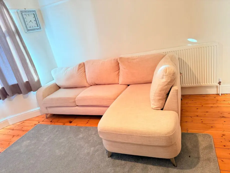 Cream sofa