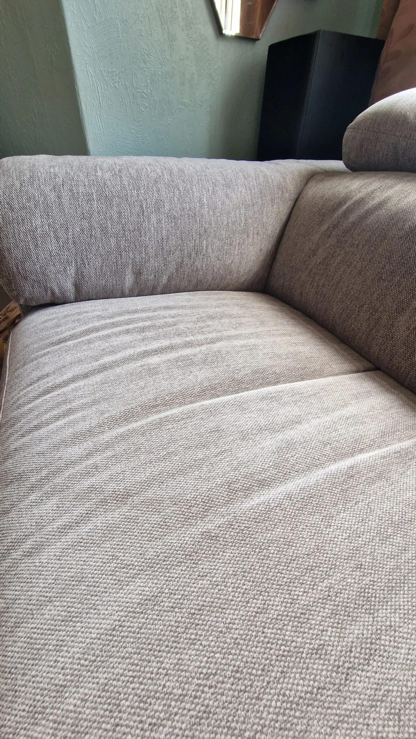 Dfs light grey tahiti 3 Seater recliner sofa