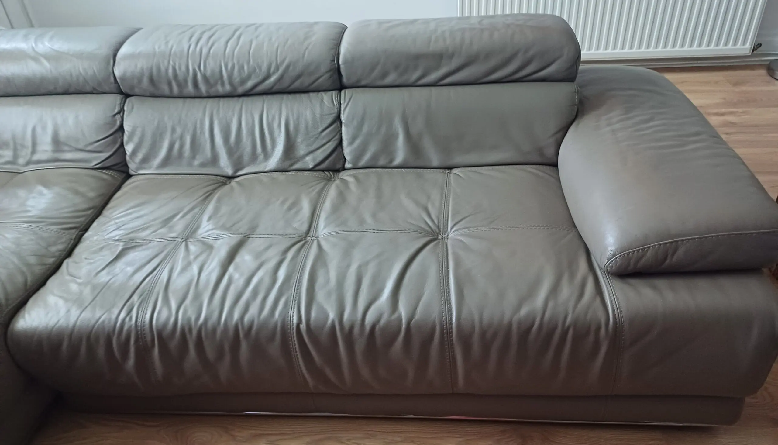 Stockton corner leather sofa, also sold in Boconcept