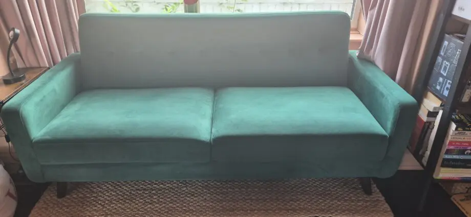 Daals Clarence green 3 seater sofa