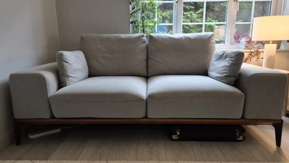 Dwell Grey Fabric 2 Seater Sofa