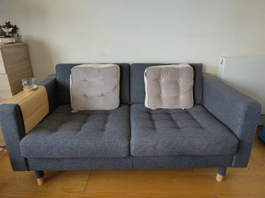 2 seater grey sofa (IKEA LANDSKRONA)