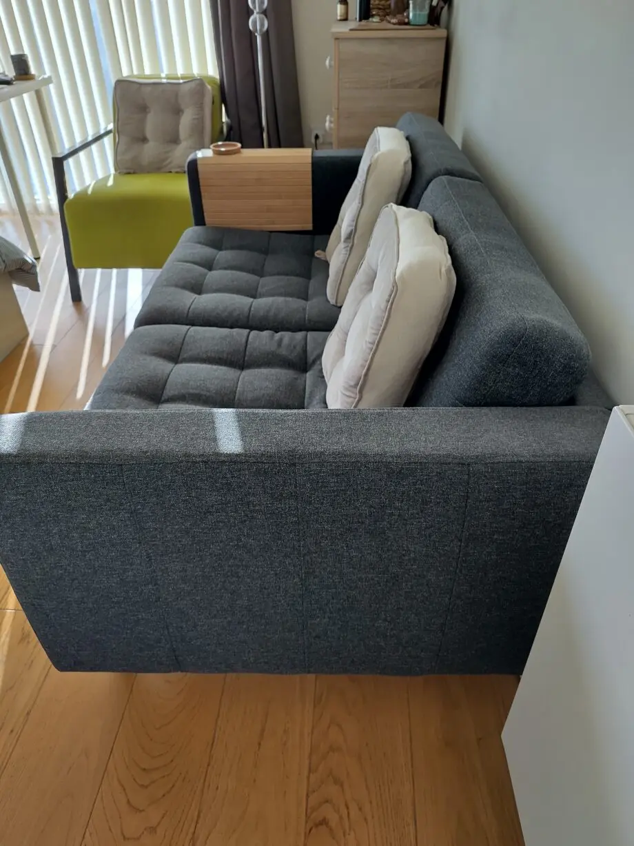 2 seater grey sofa (IKEA LANDSKRONA)