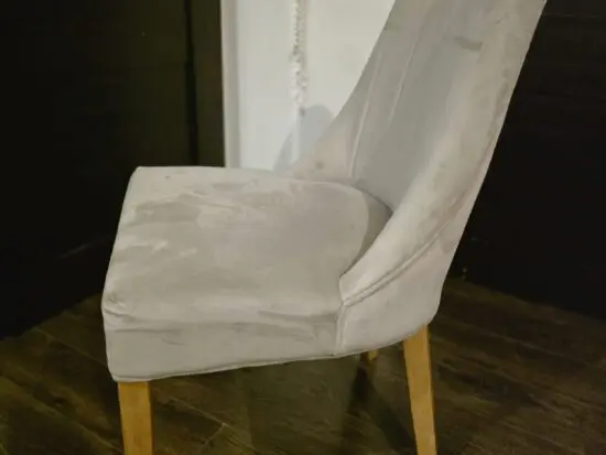 Zola Natural Oak Conway Stone Fabric Chair