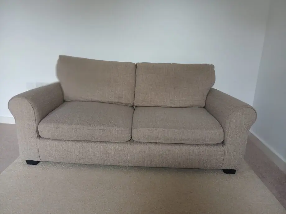 Argos Beige coloured 3 seater sofa