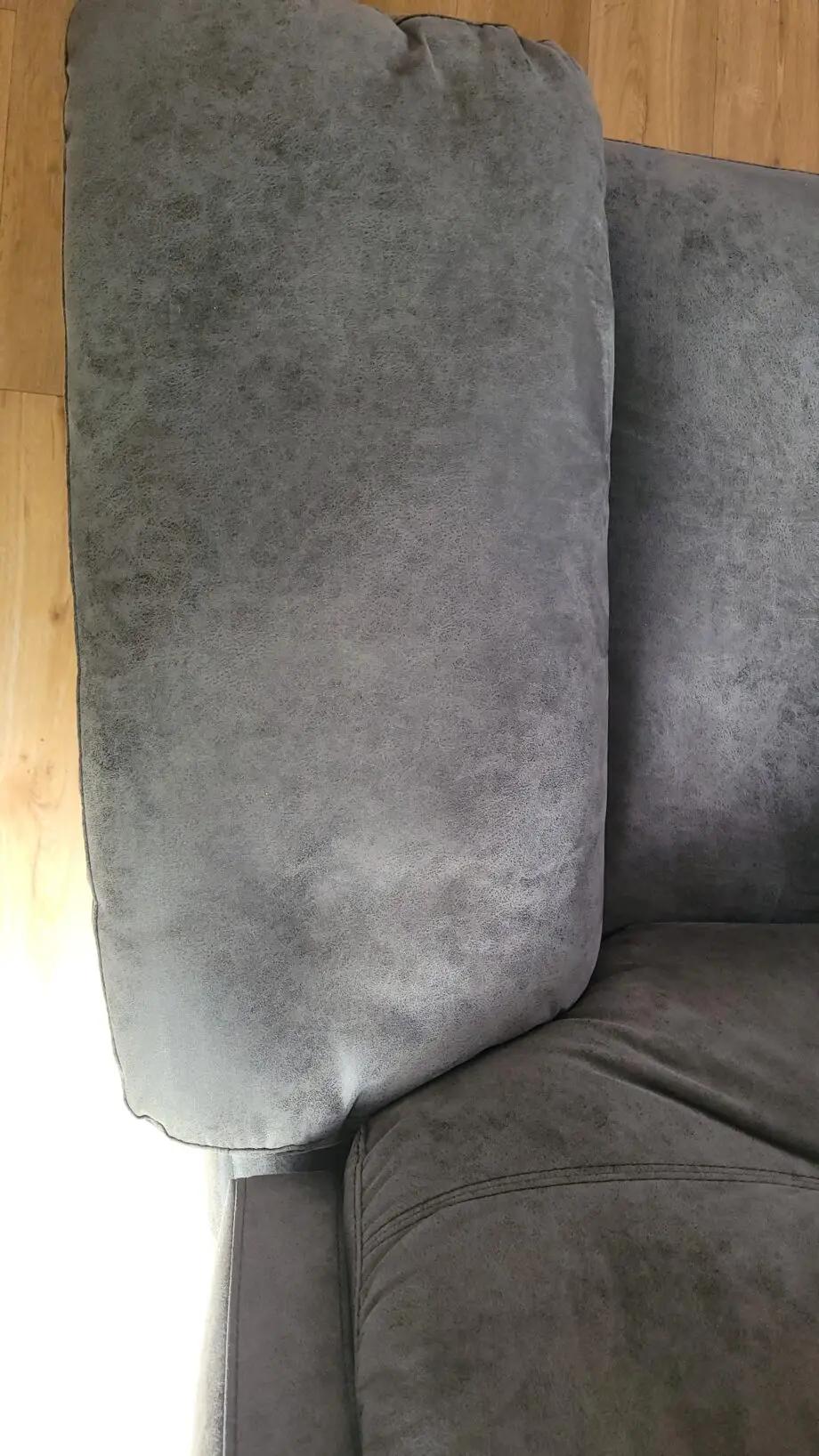 SES Hunter endurance slate reclining courner sofa with matching reclining armchair