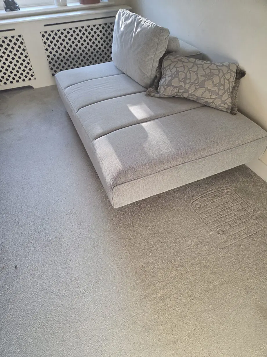 Light blue corner sofa from BO CONCEPT designer company.