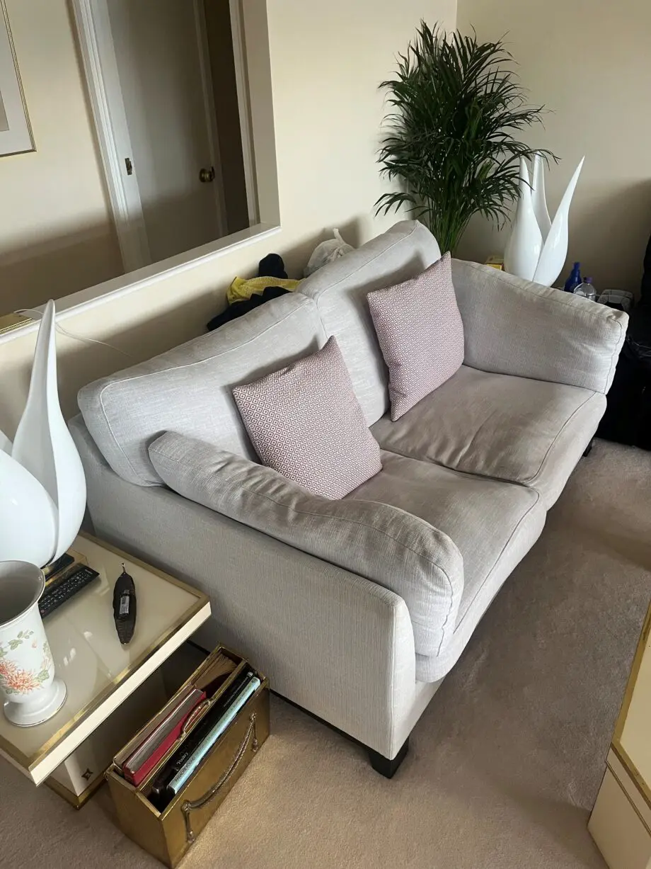 John Lewis Grey 2 seater sofa
