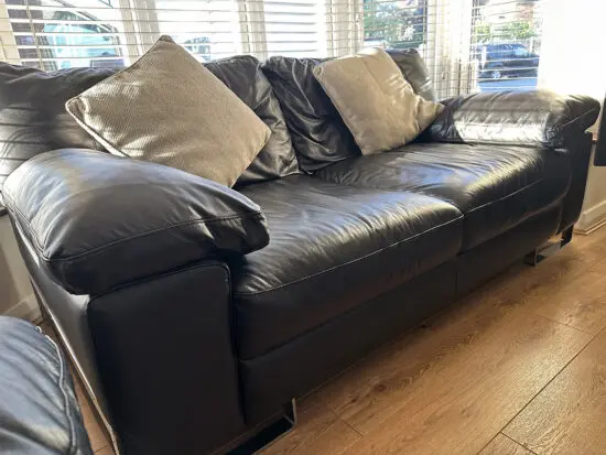 Dark Brown Modern Sofa Set