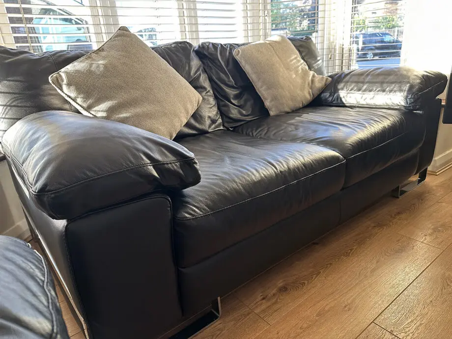 Dark Brown Modern Sofa Set