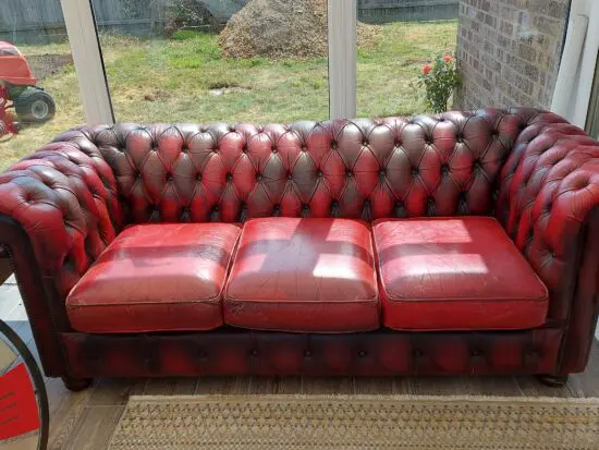 3 seater Chesterfield sofa