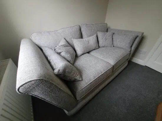 Oak Furniture Land 2 Seater Fabric Sofa Excellent Condition