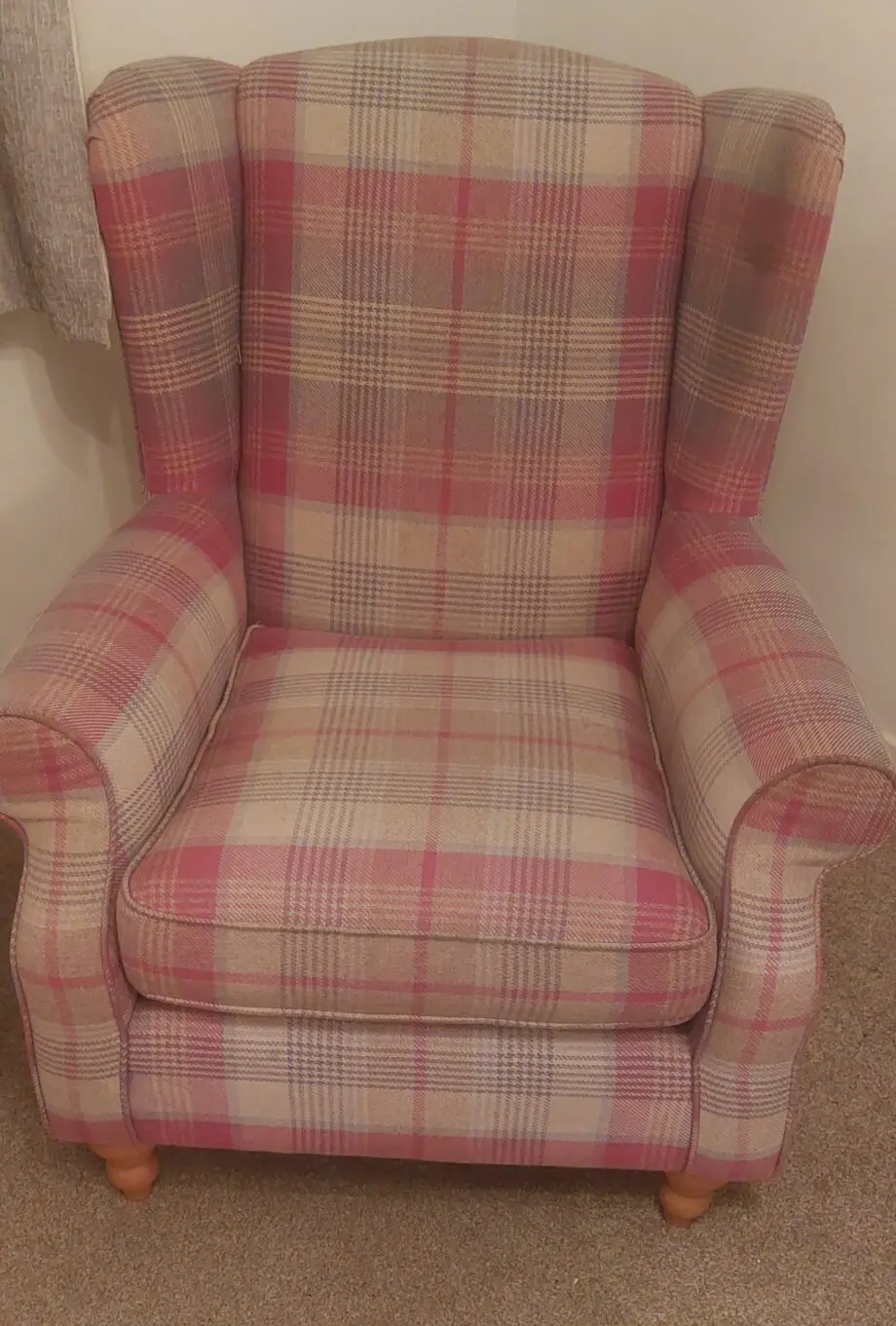 Versatile Check Stirling Armchair