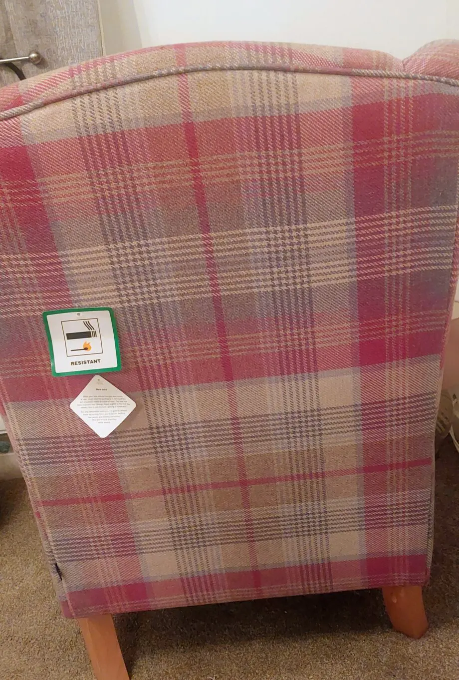 Versatile Check Stirling Armchair