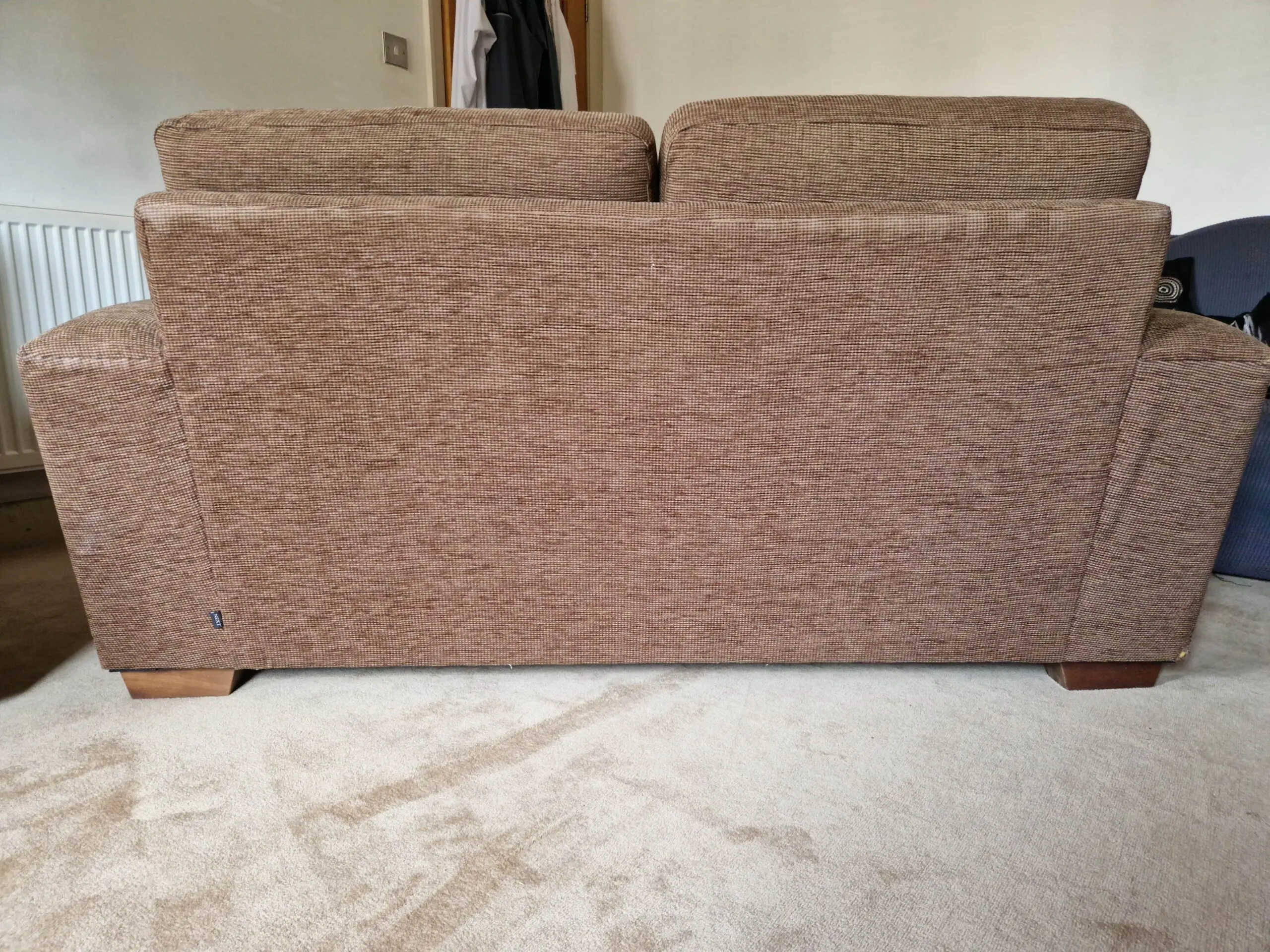 Next Brown/Beige 2 Seater Sofa