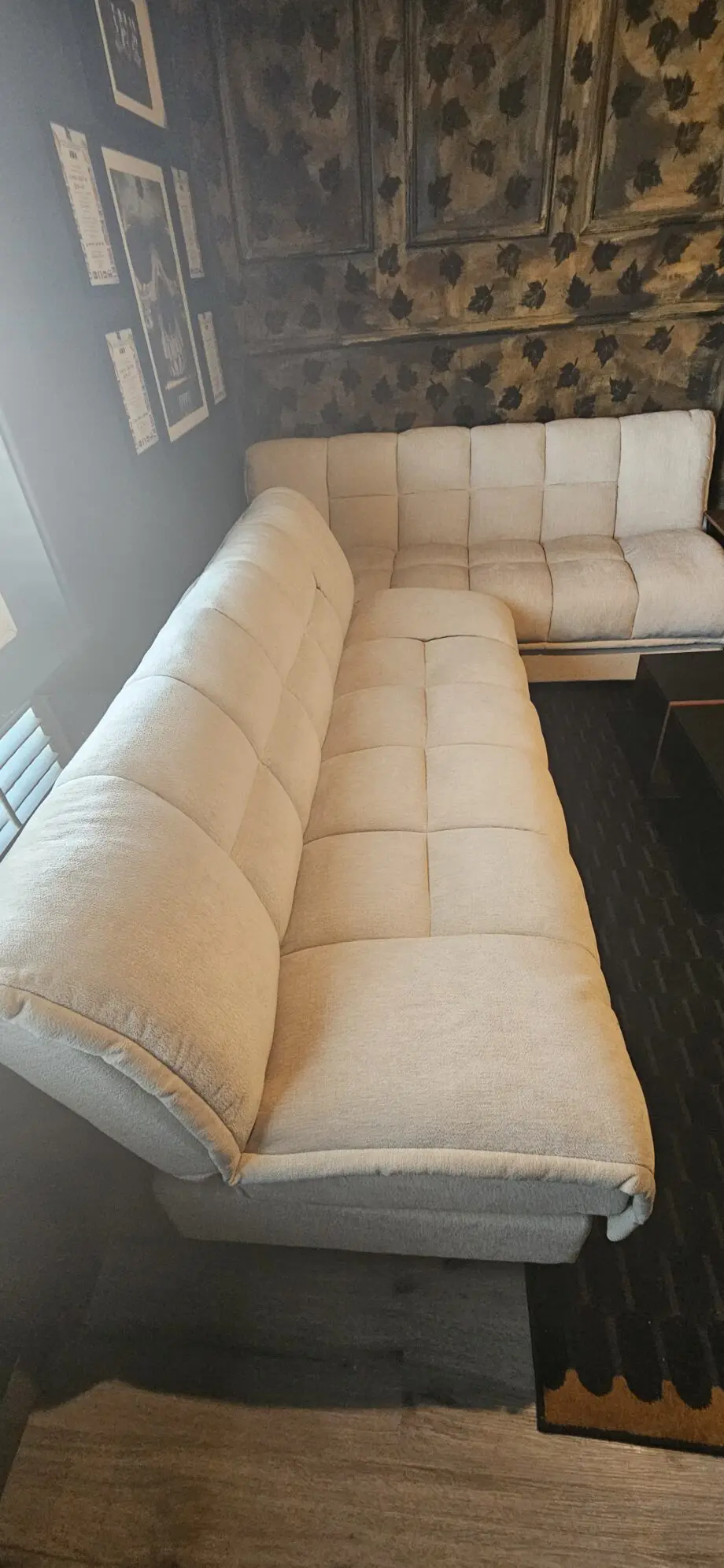 Emery Squis Soft Chenille Clic Clac Storage Sofa BEd
