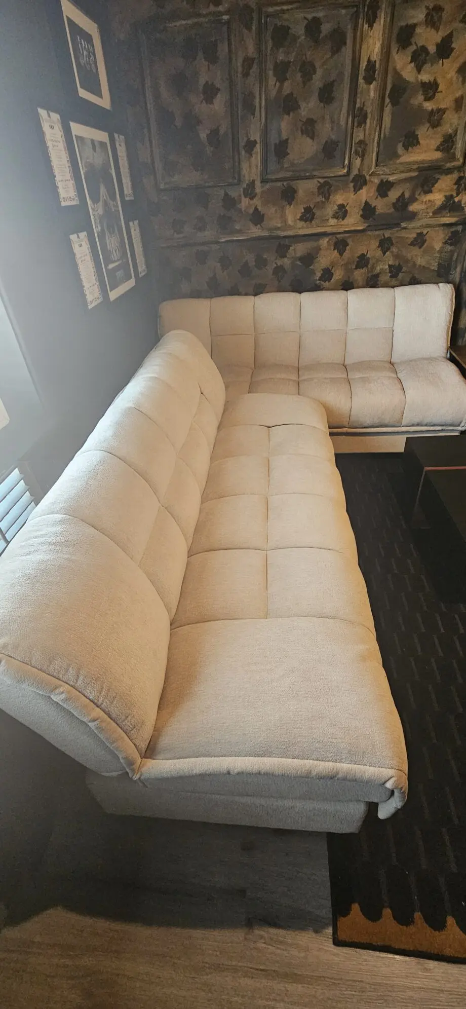 Emery Squis Soft Chenille Clic Clac Storage Sofa BEd