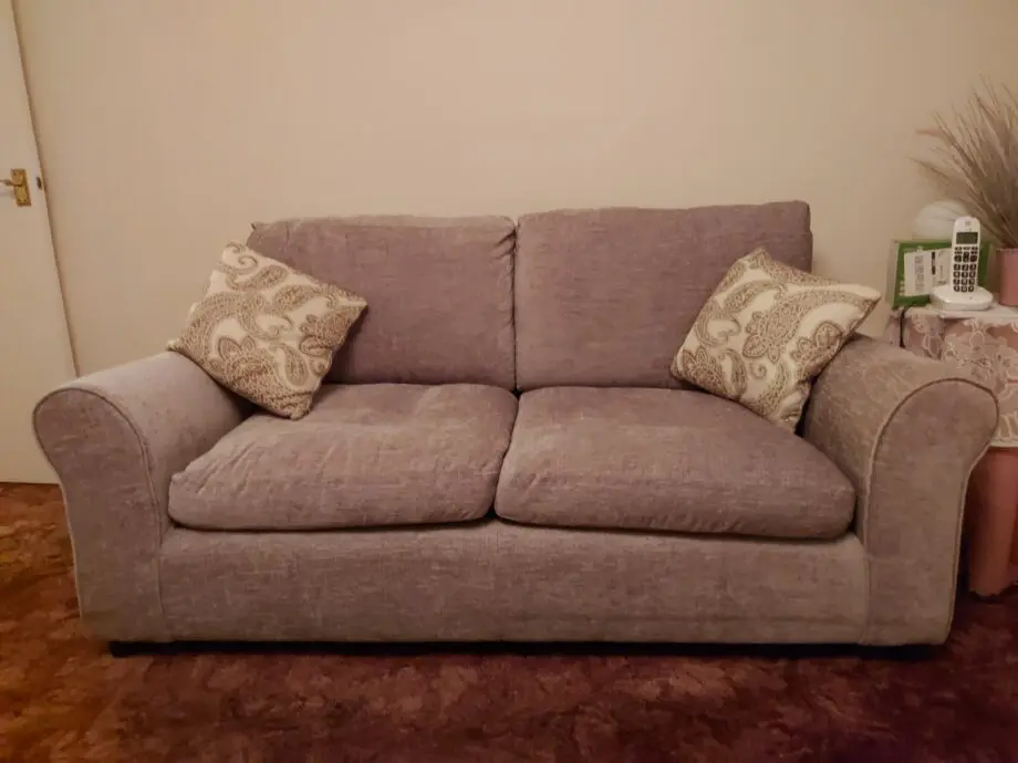 Argos beige/stone colour 2 seater sofa
