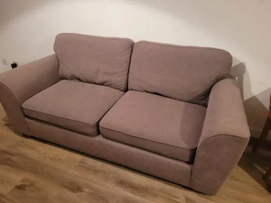 Sofa 2 seaters brown