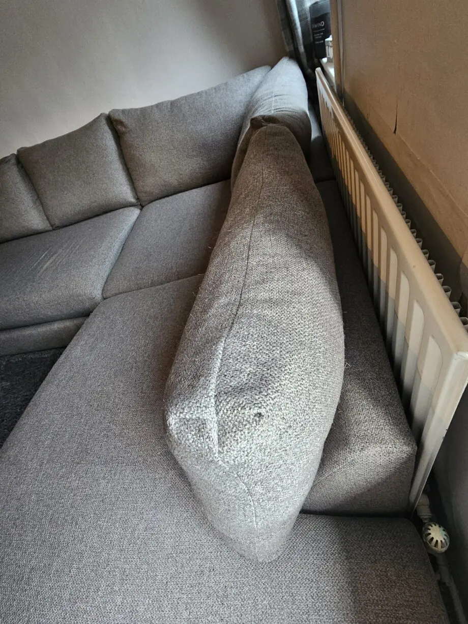 DFS Charcoal Saphina Corner Sofa
