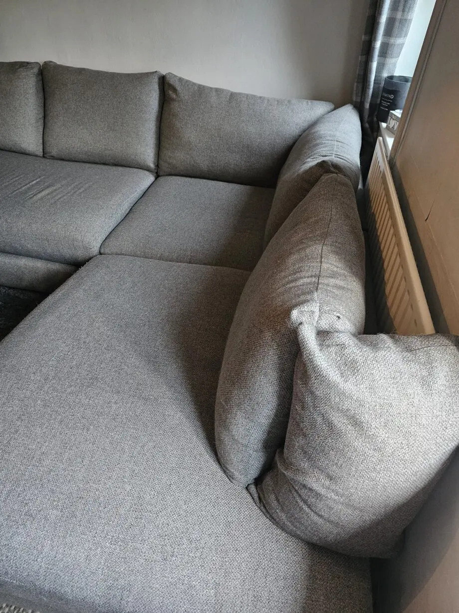 DFS Charcoal Saphina Corner Sofa