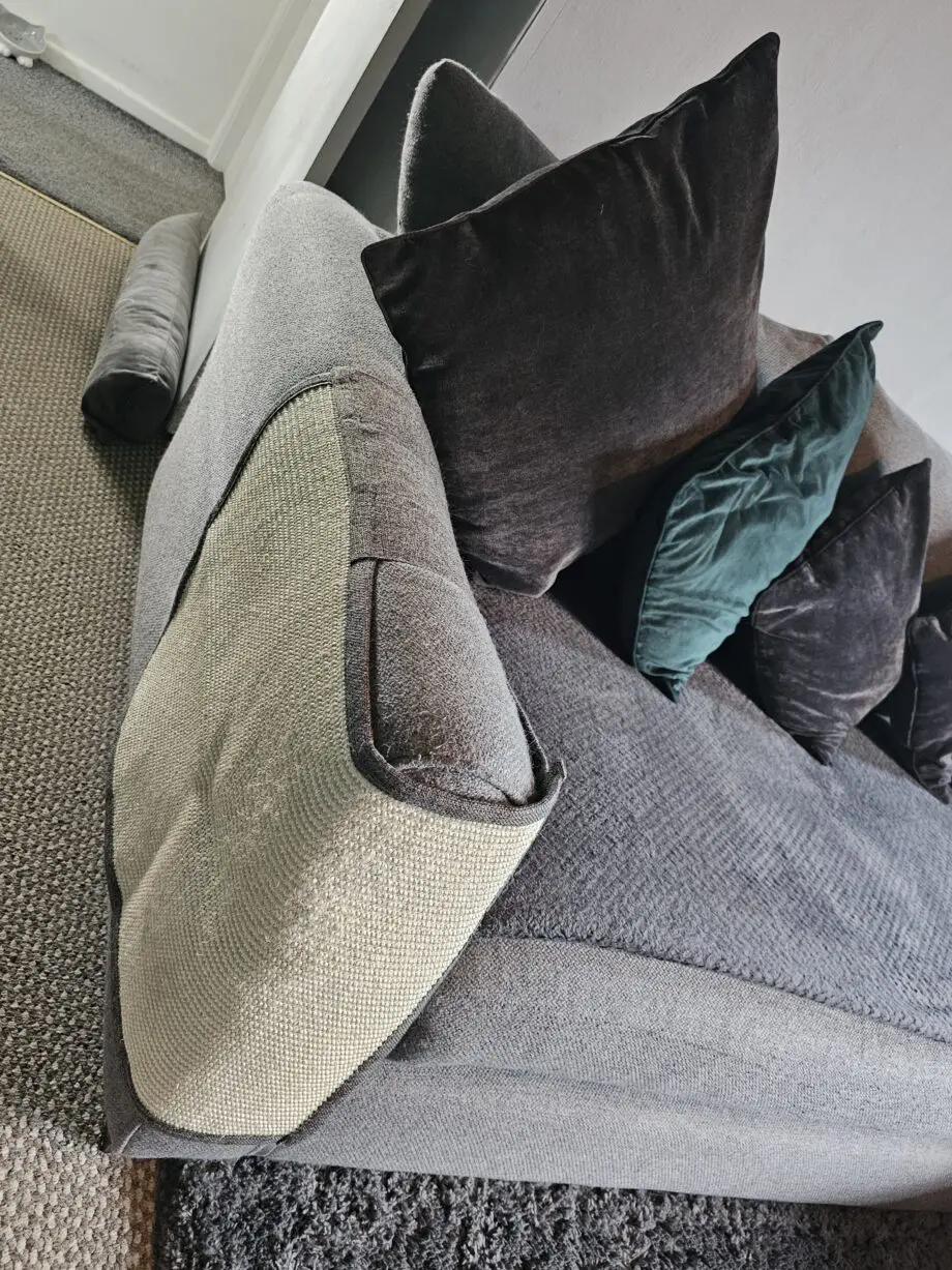 DFS Charcoal Saphina Corner Sofa