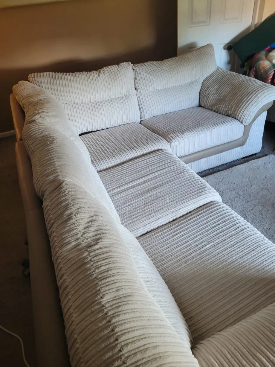 DFS cream corner Sofa