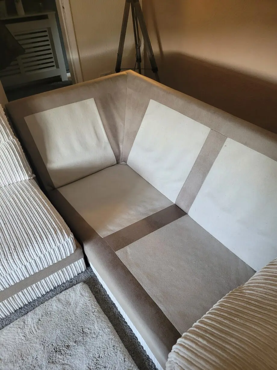 DFS cream corner Sofa