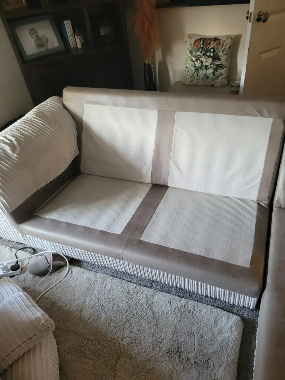 DFS cream corner Sofa