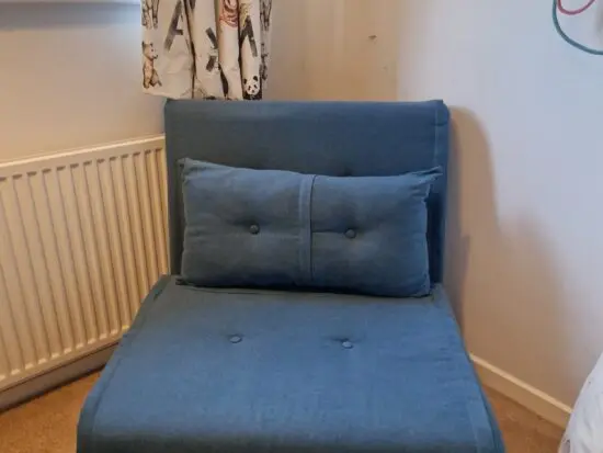 Made Haru Teal Single 1-Seater Sofa Bed