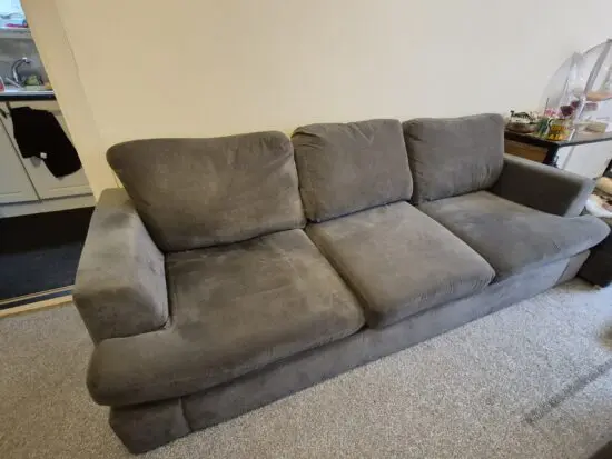 Dfs, 4 seater, grey Freya sofa