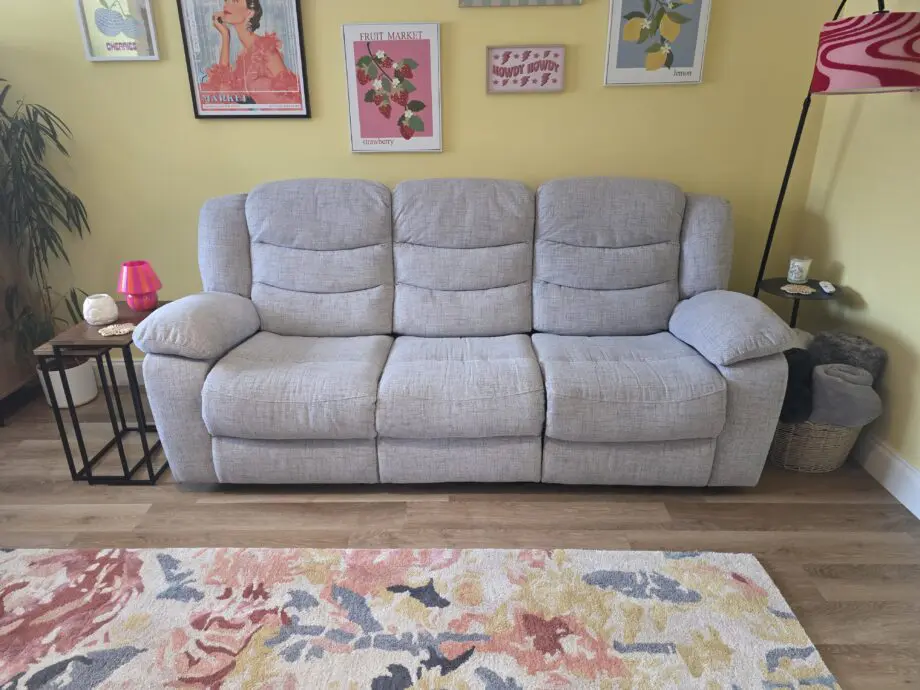 Marlow, 3 Seater Electric Recliner Sofa | Keswick Dove Fabric