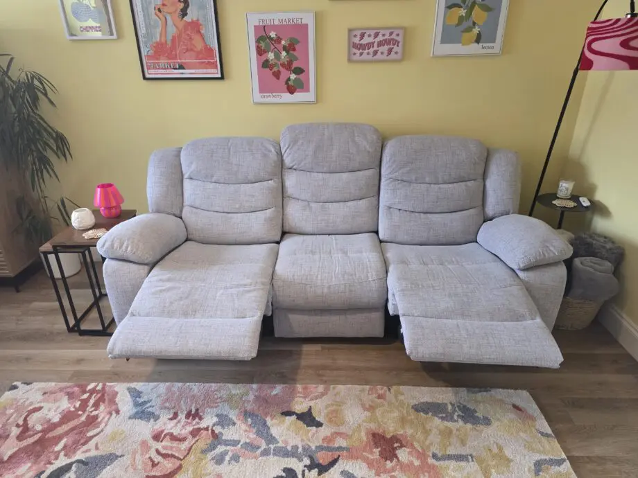 Marlow, 3 Seater Electric Recliner Sofa | Keswick Dove Fabric