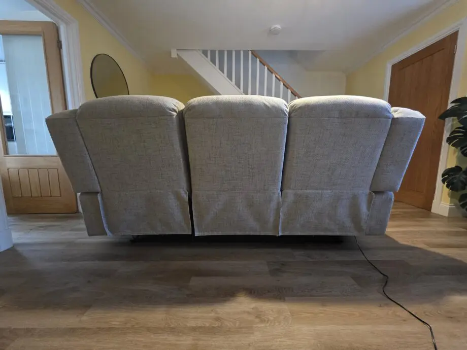 Marlow, 3 Seater Electric Recliner Sofa | Keswick Dove Fabric