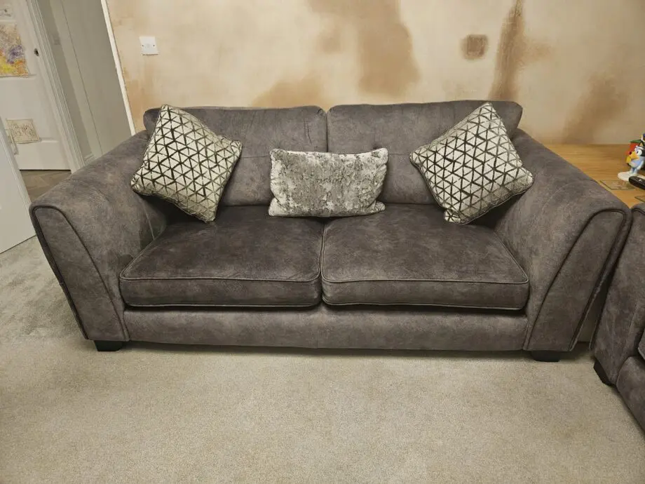 Furniture Village, Grey, Maria, 3 peice sofa set