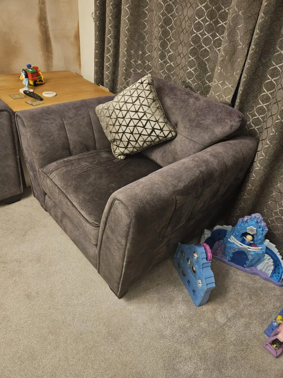 Furniture Village, Grey, Maria, 3 peice sofa set