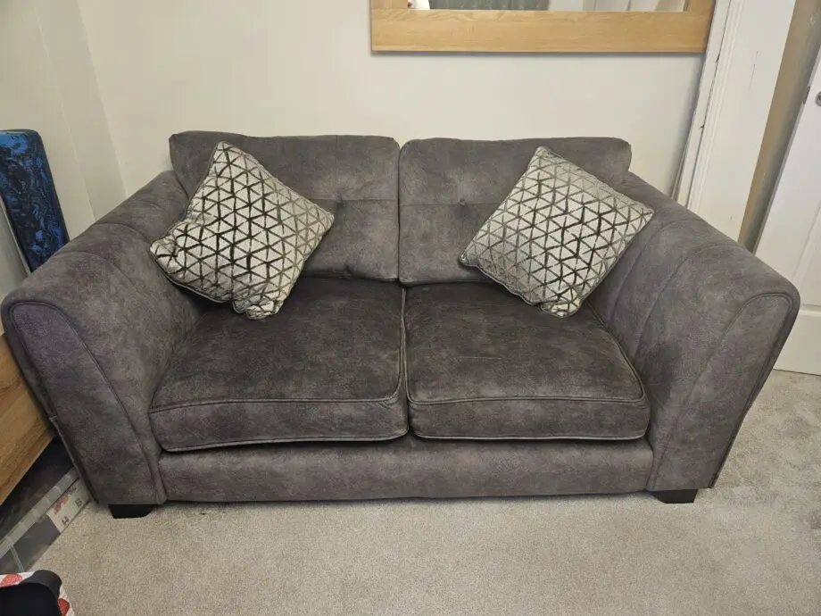 Furniture Village, Grey, Maria, 3 peice sofa set