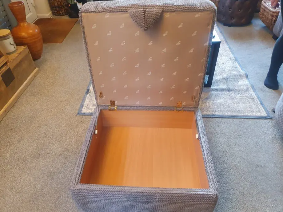 Gray 3 seater sofa