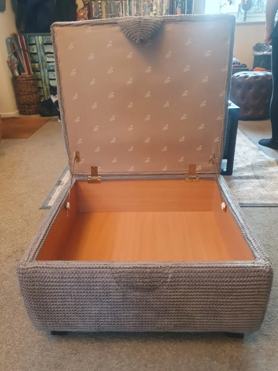 Gray 3 seater sofa